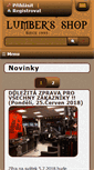 Mobile Screenshot of lumbers.cz